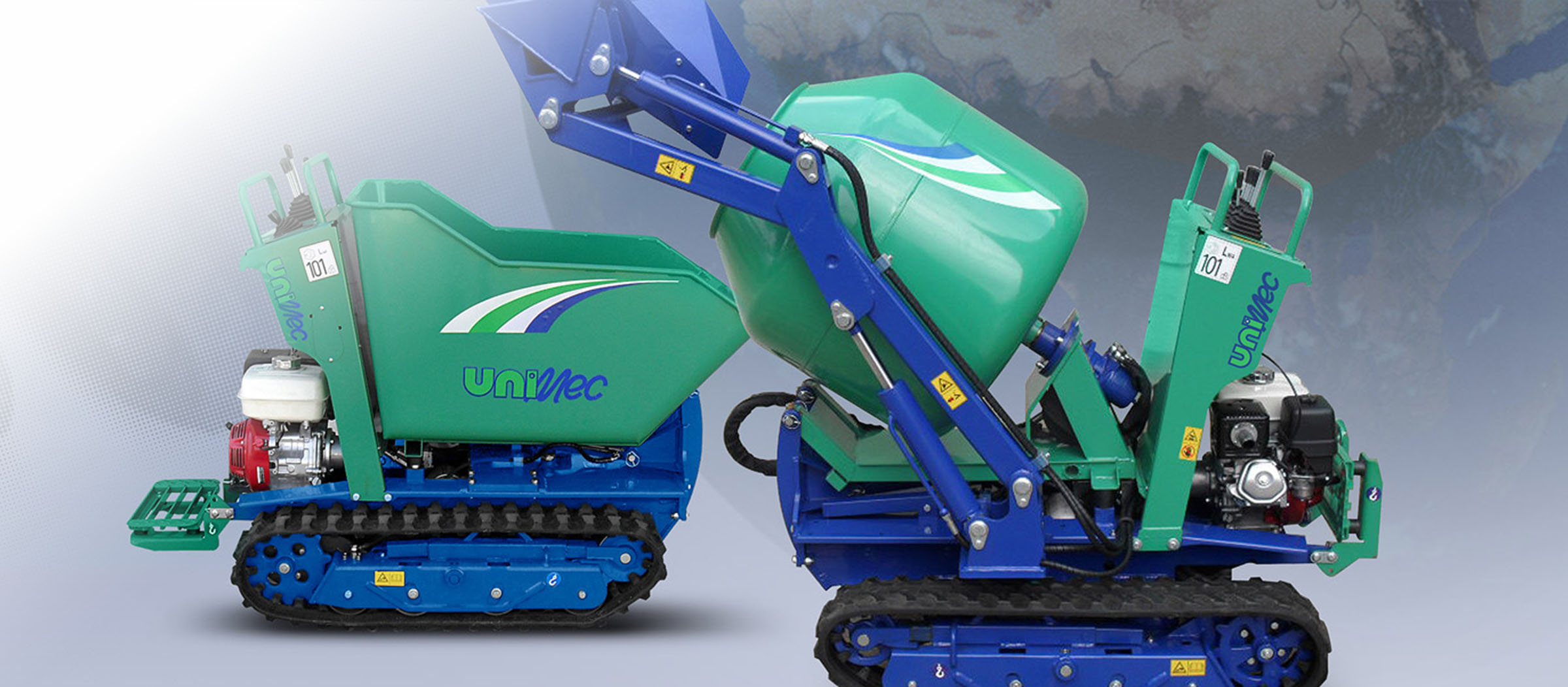 Μηχανήματα κατασκευής εργοταξίων Unimec